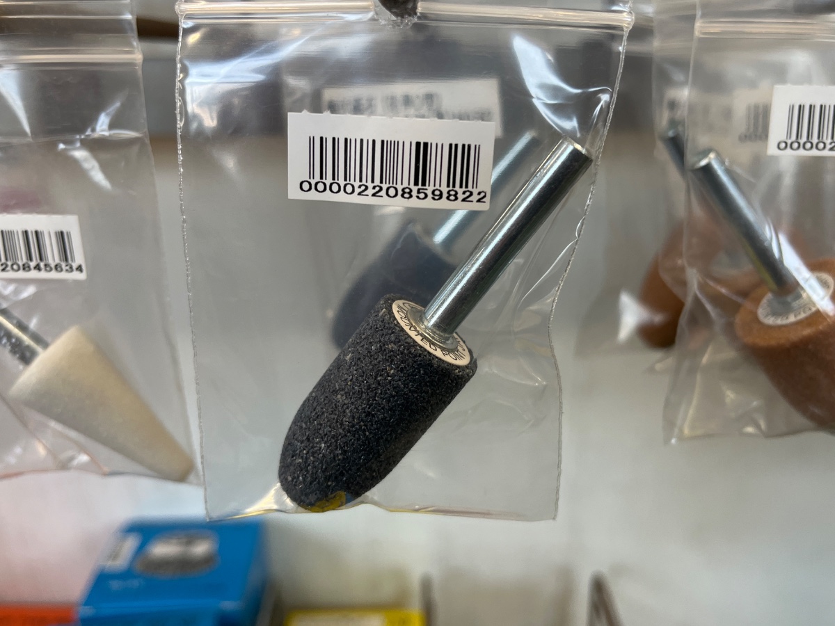 軸付砥石 （砲弾O型）