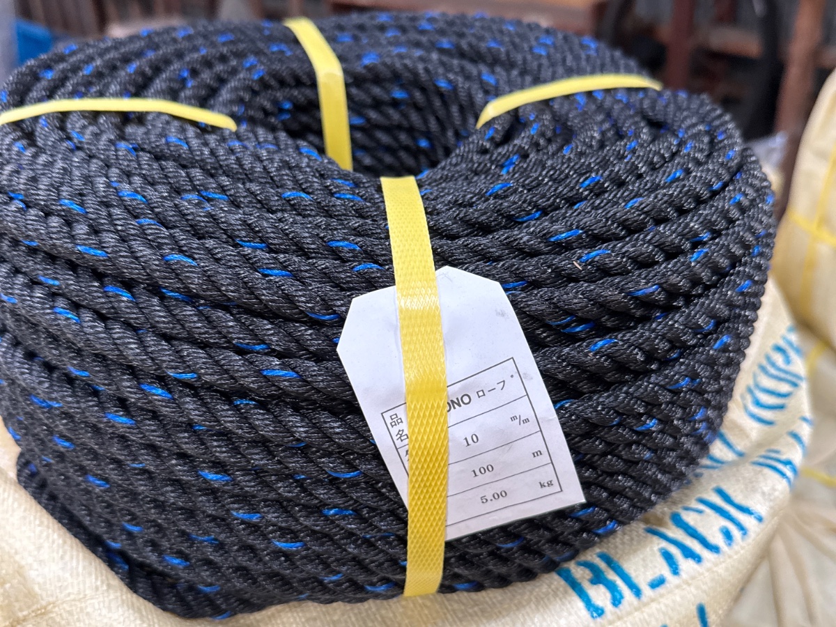 PEロープ 黒 100m巻